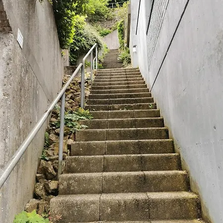 公寓 Terrassen Am Viadukt 霍恩伯格