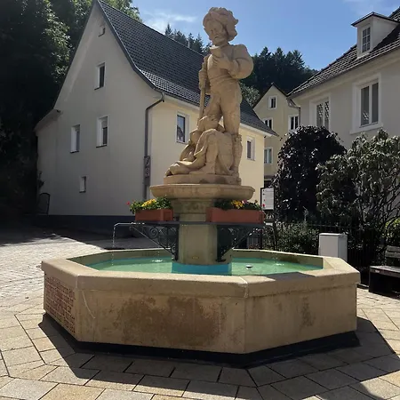 公寓 Terrassen Am Viadukt 霍恩伯格
