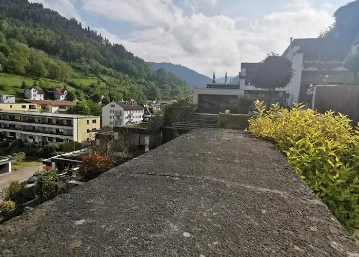 Terrassenwohnung Mit Toller Aussicht & Zentrumsnah Apartman Hornberg